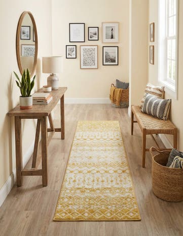2' x 7' Moroccan Trellis Runner Rug