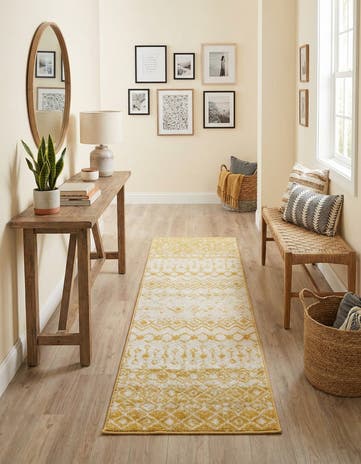 2' x 7' Moroccan Trellis Runner Rug