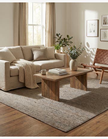 8' x 8' Handmade Braided Jute Square Rug