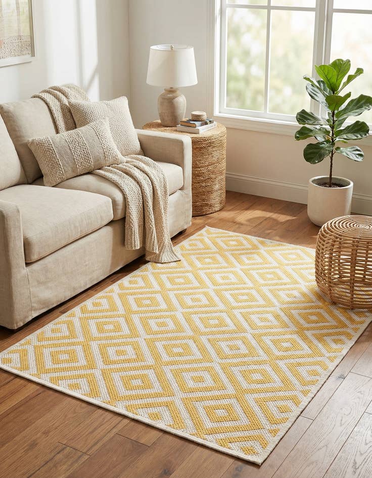 Detail image of 2' x 3'  Washable Jill Zarin Costa Rica Indoor / Outdoor Rug