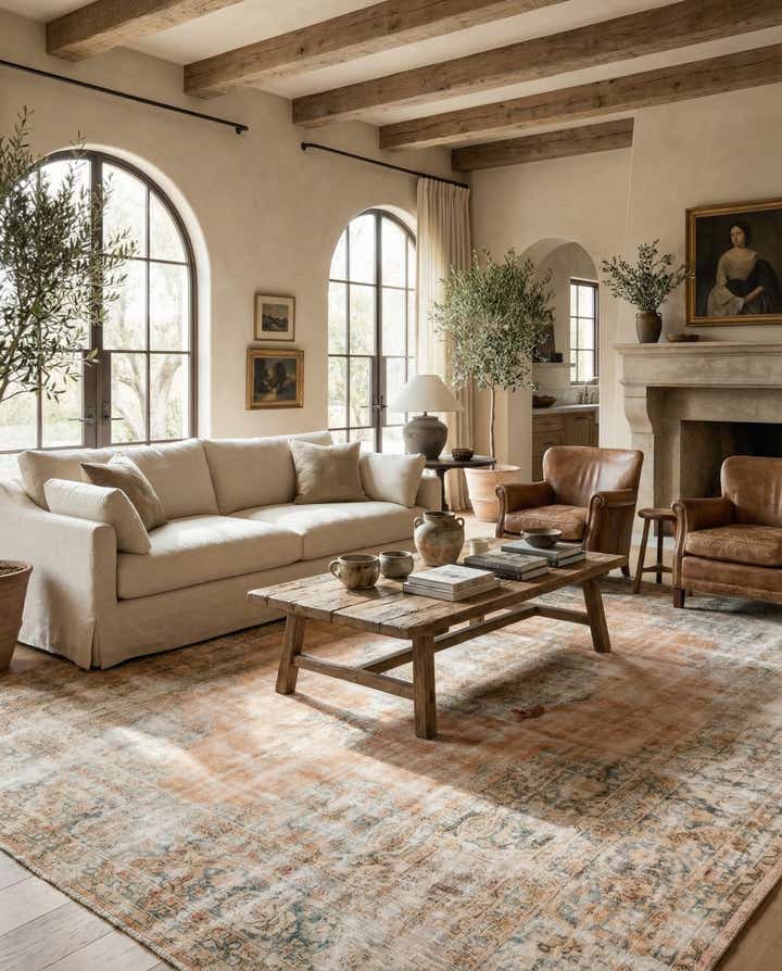 9' x 11' 2 Hand Knotted Ultra Vintage Persian Wool Rug