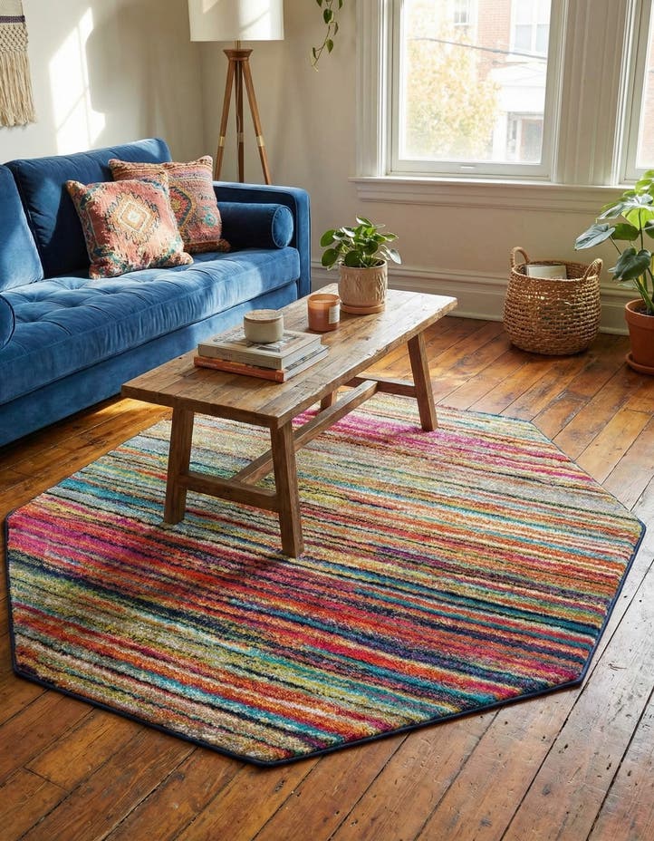 5' 3 x 5' 3 Azalea Octagon Rug