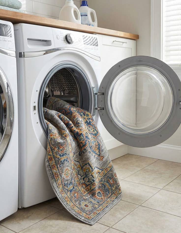 Detail image of 3' 3 x 5' 3  Washable Palazzo Rug