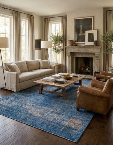7' 10 x 11' 5 Hand Knotted Ultra Vintage Persian Wool Rug