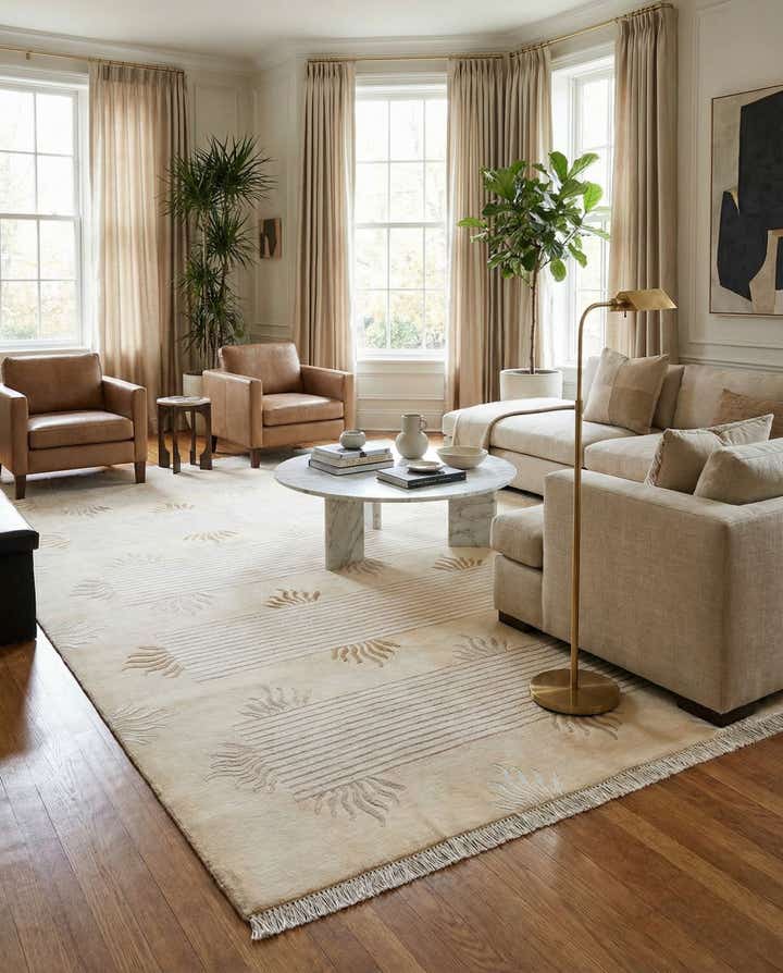 8' 4 x 11' 7 Hand Knotted Darya Wool Rug