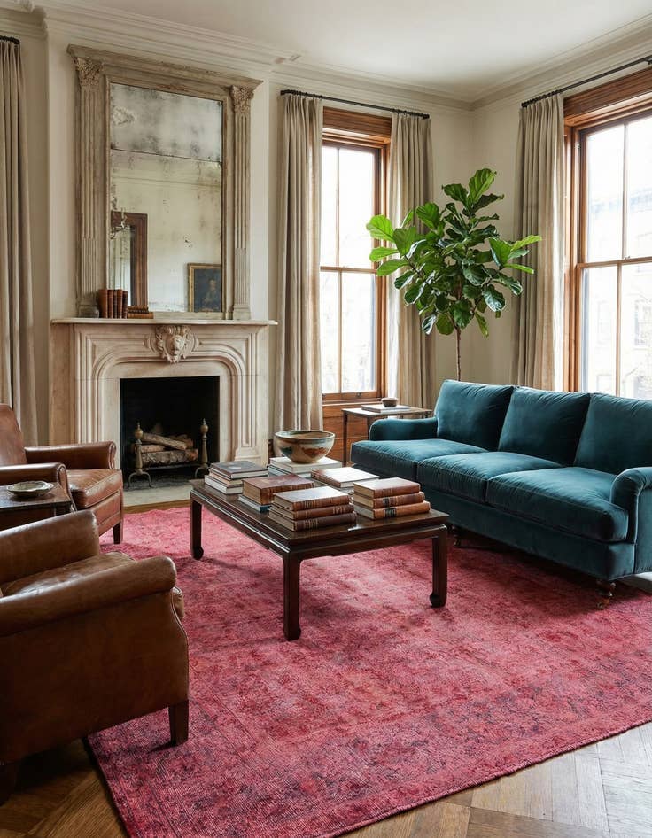 Detail image of 7' 11 x 11' Vintage Royal Wool Rug