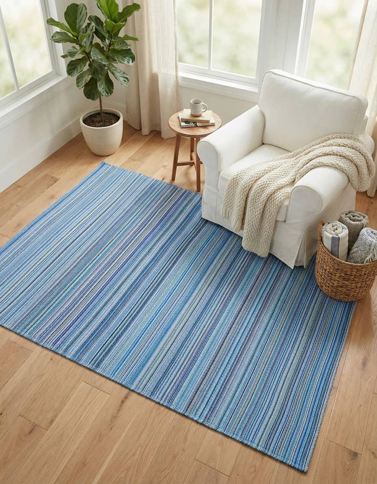 Detail image of 4' x 6' Easy-Clean Vista Breeze Indoor / Outdoor Rug