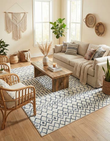 7' 10 x 11' Bohemian Trellis Rug