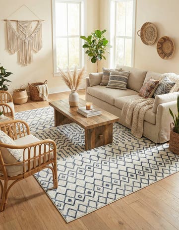 7' 10 x 11' Bohemian Trellis Rug