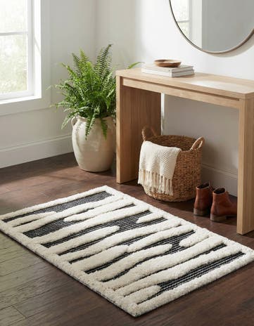 Gray Prismatic Rug