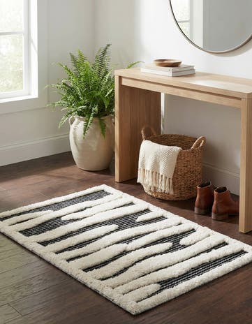 Gray Prismatic Rug