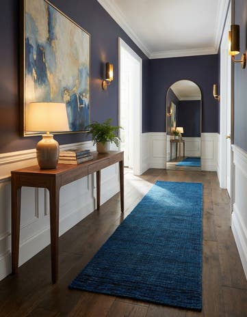 2' 9 x 7' 9 Hand Knotted Darya Wool Runner Rug
