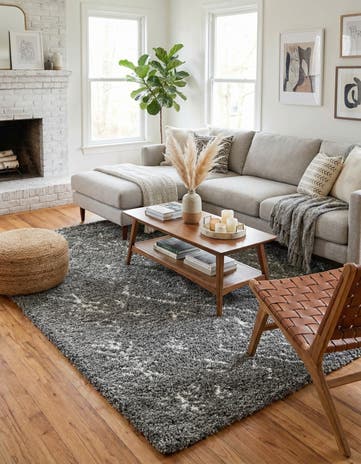 9' x 12' 2 Moroccan Shag Rug