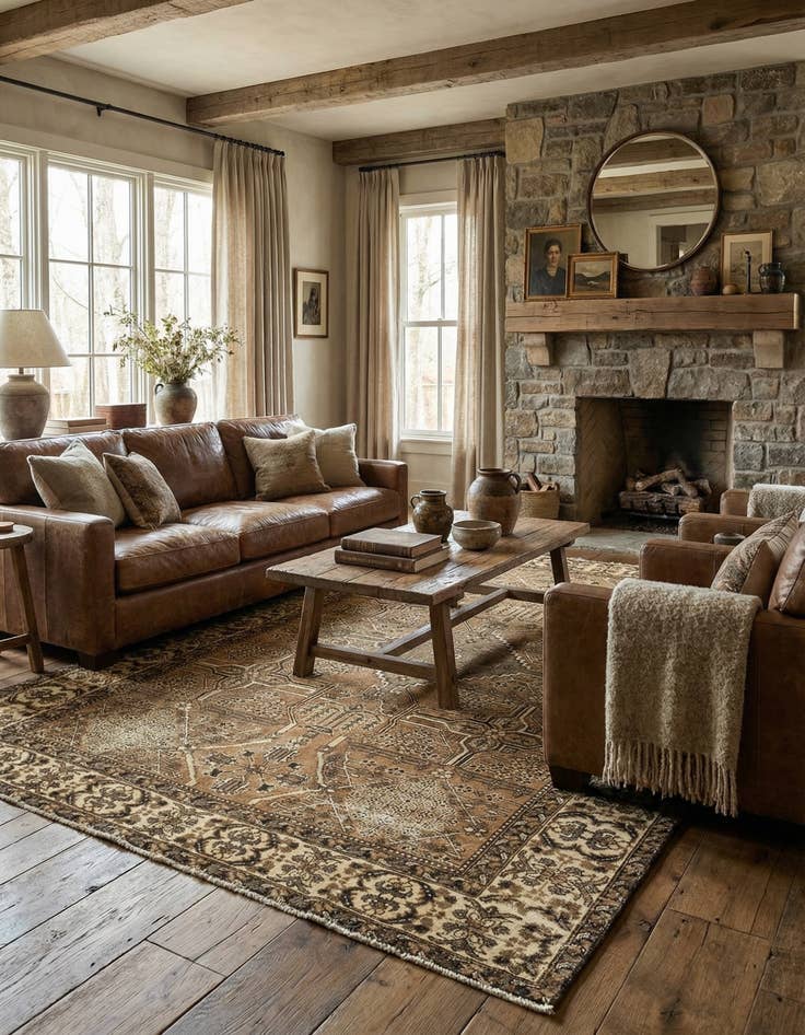 Detail image of 7' 7 x 10' 10 Vintage Rug