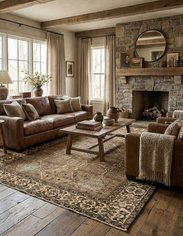 7' 7 x 10' 10 Vintage Rug
