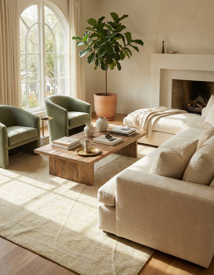 Detail image of 6' 4 x 9' 6  Hand Knotted Darya Wool Rug