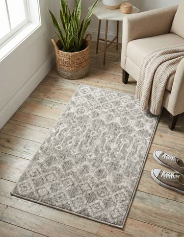 Gray Eco Trellis Rug
