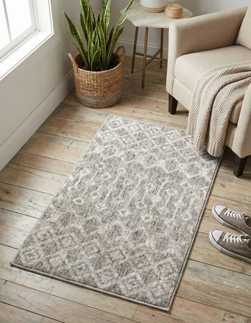Gray Eco Trellis Rug