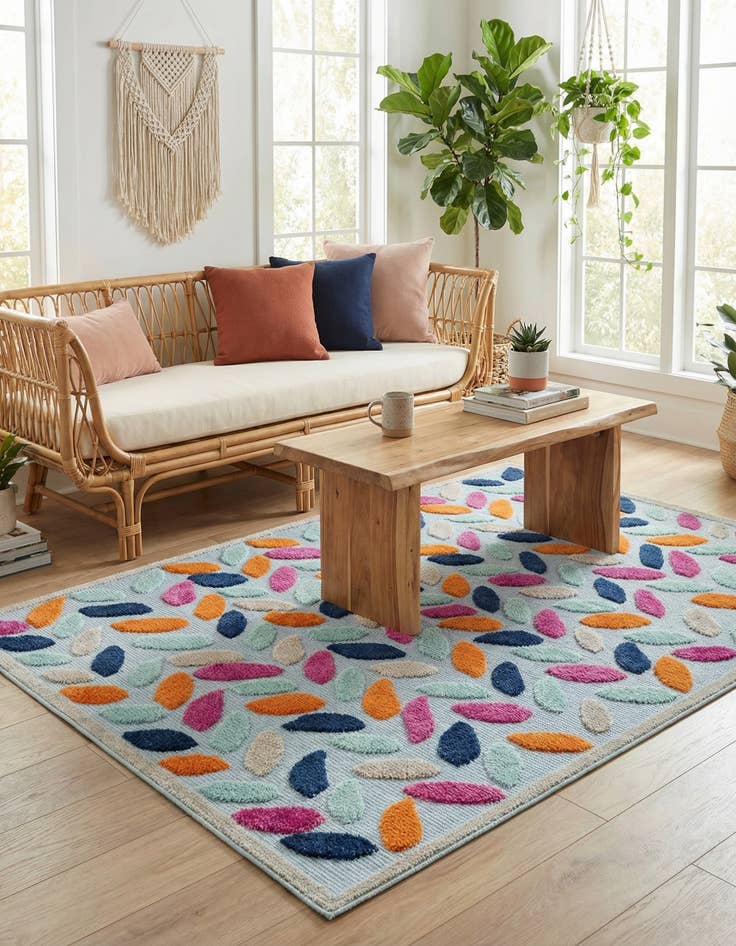 Detail image of  4' x 6'  Washable Aruba Indoor / Outdoor Rug