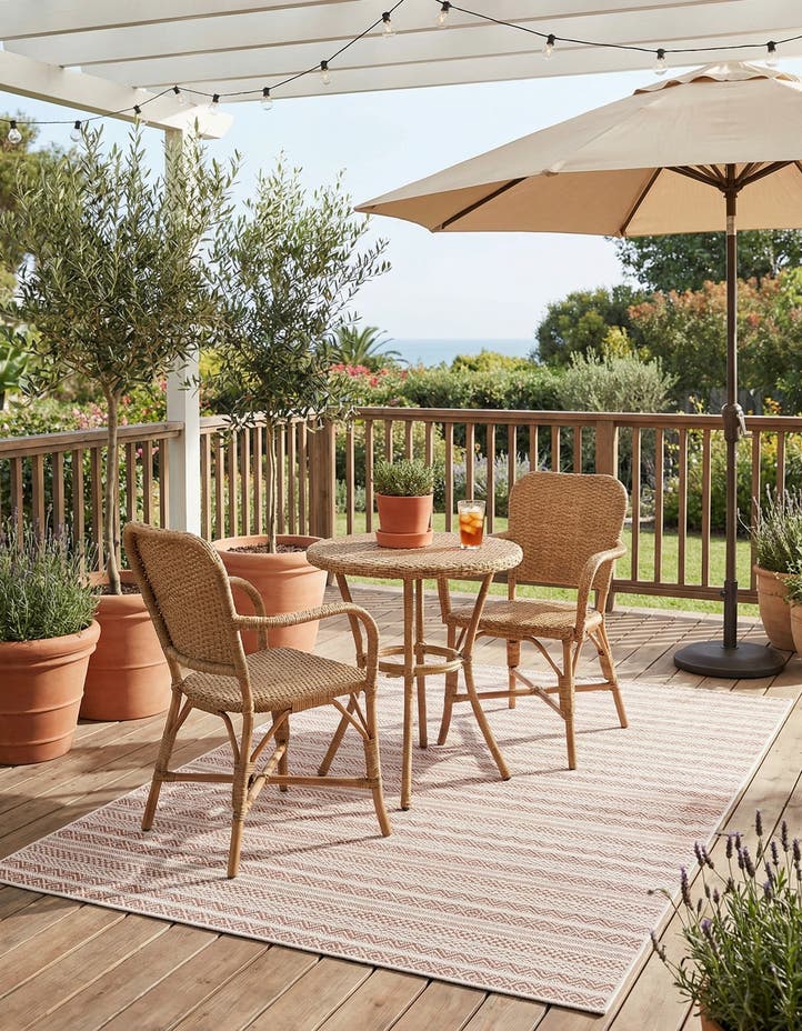 5' 3 x 8' Easy-Clean Ribbon Indoor / Outdoor...