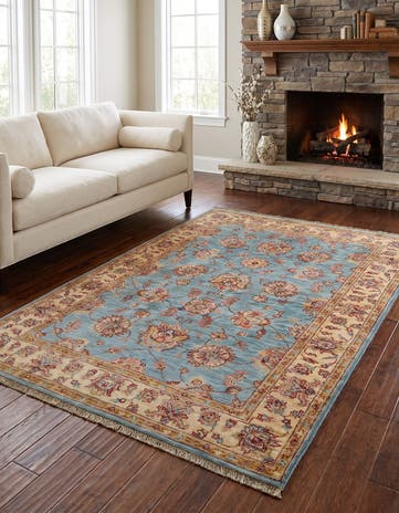 4' x 6' 1 Hand Knotted Ariana Ziegler Rug