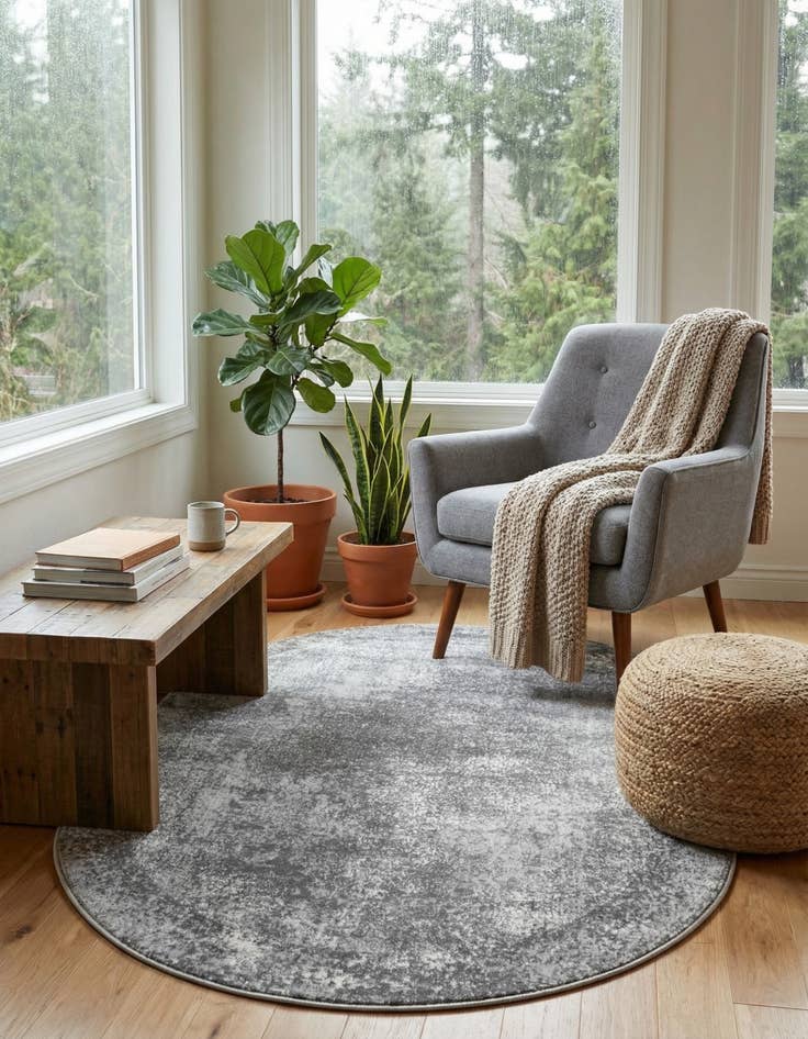 Detail image of 4' 1 x 6' 1 Oregon Oval Rug