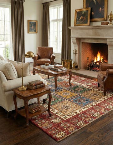 5' 10 x 7' 10 Hand Knotted Ariana Ziegler Rug