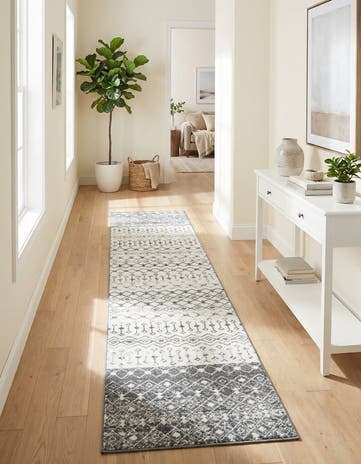 3' 3 x 16' 5 Moroccan Trellis Runner Rug