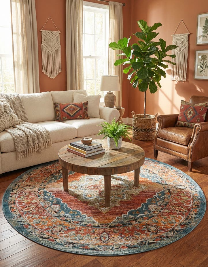 7' 10 x 7' 10 Isabella Round Rug