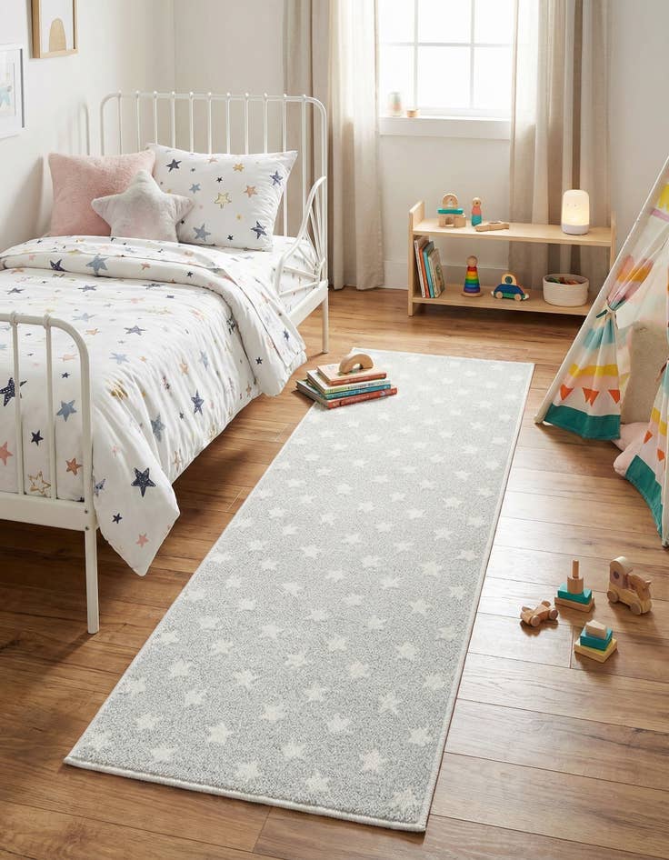 Detail image of 2' 2 x 6' Whimsy Kids Runner Rug