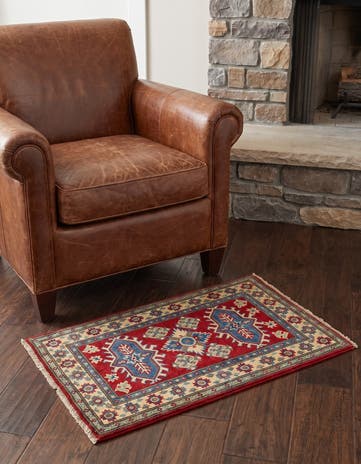 1' 10 x 3' 1 Hand Knotted Kazak Rug