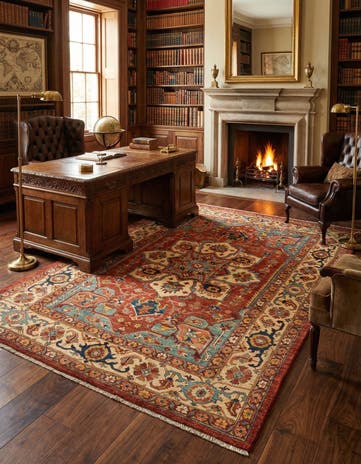 5' 11 x 8' 8 Sara Wool Rug