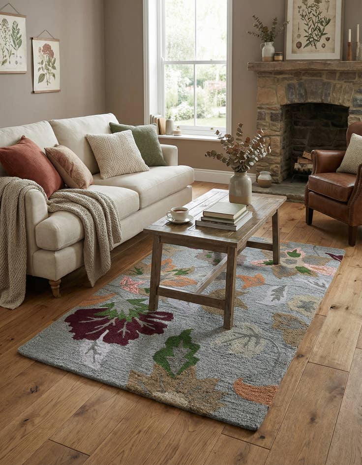 Detail image of 3' 1 x 5' Agra Rug