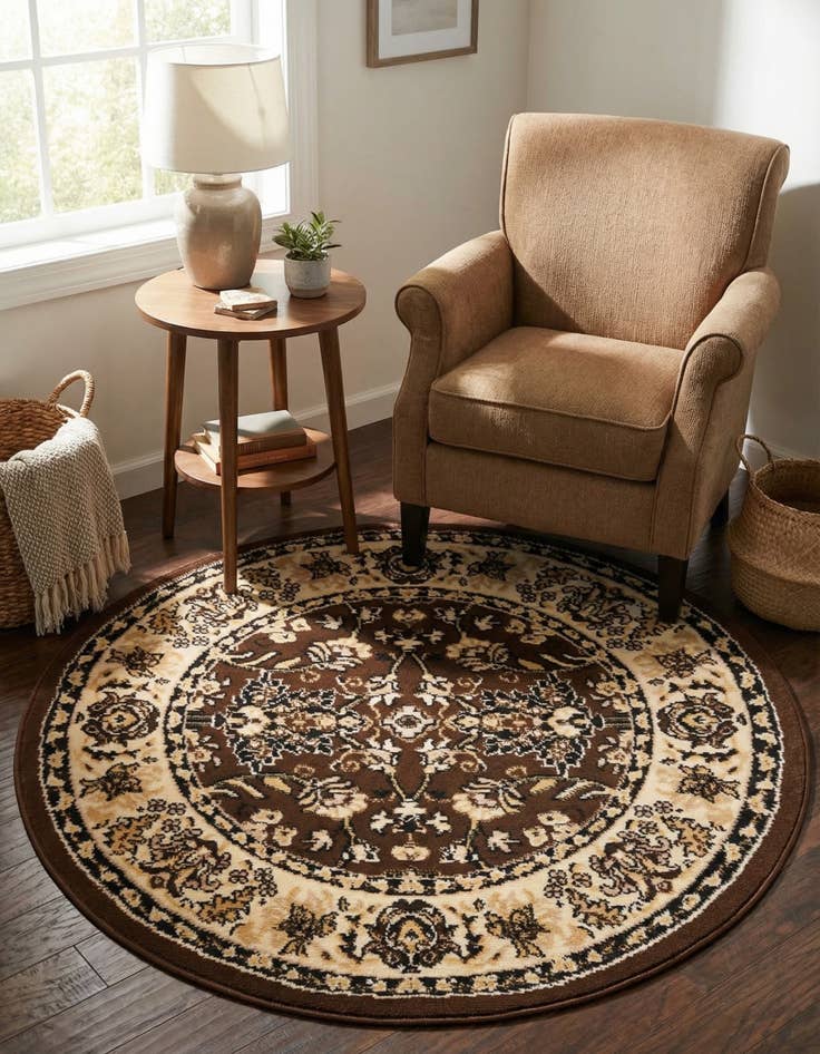 Detail image of  3' x 3' Yasmin Round Rug