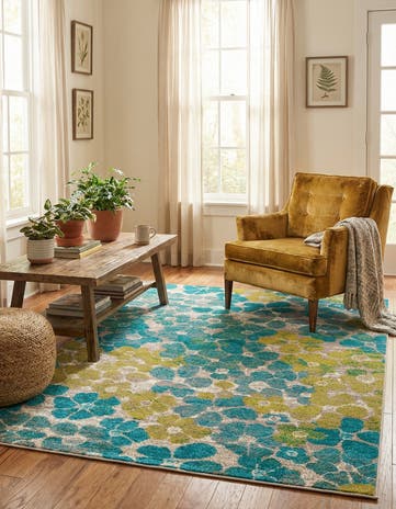 Blue Azalea Rug