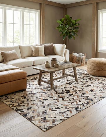 5' x 8' Cowhide Rug