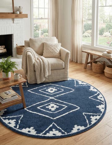 5' x 5' Oslo Round Rug