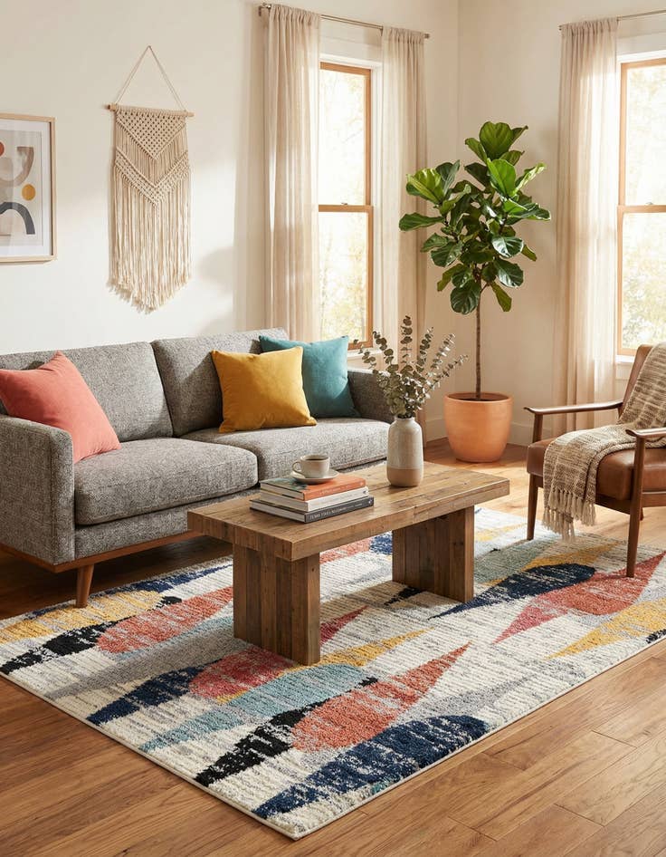 Detail image of 5' 3 x 8' Tagine Rug