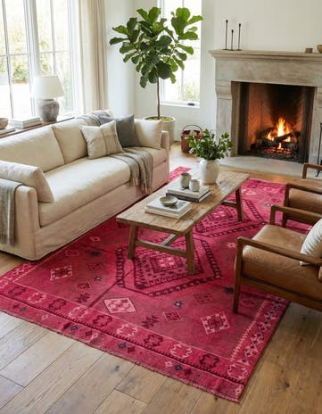 6' 4 x 10' Hand Knotted Darya Rug