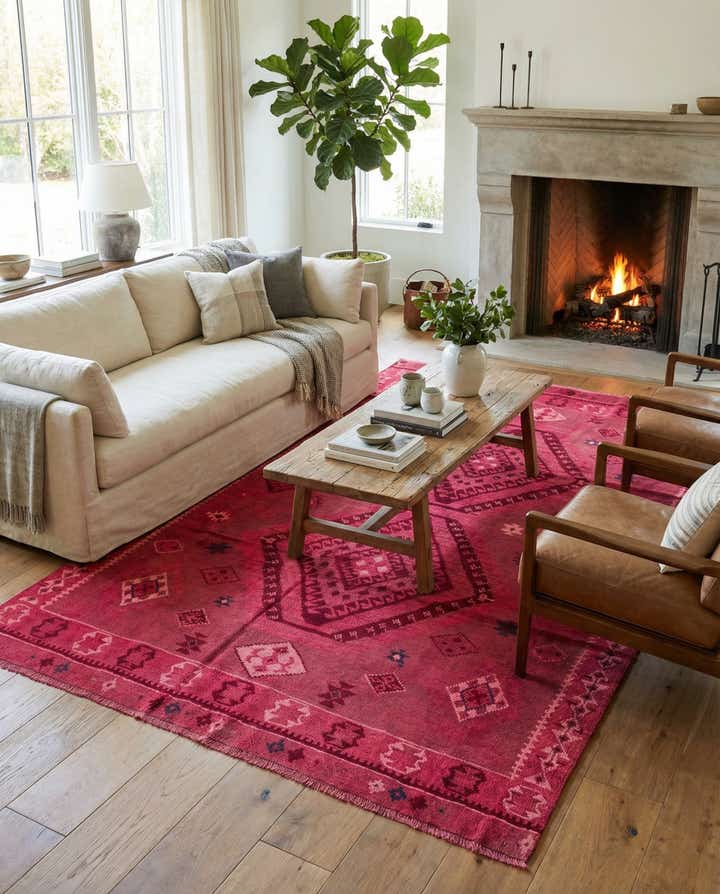 6' 4 x 10' Hand Knotted Darya Rug