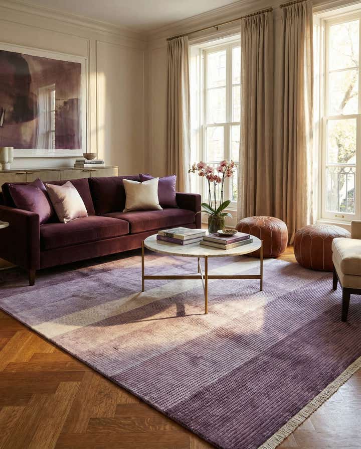 6' 6 x 9' 11 Hand Knotted Darya Wool Rug