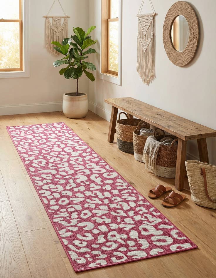 Detail image of  2' x 8'  Washable Safari Indoor / Outdoor Runner Rug