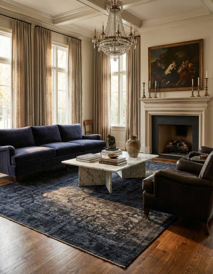 Detail image of 9' x 11' 2  Hand Knotted Ultra Vintage Persian Wool Rug