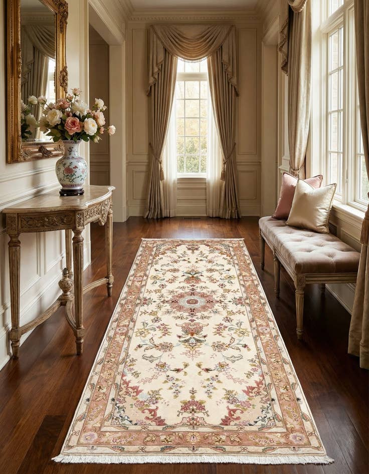 Detail image of 2' 8 x 6' 8 Tabriz Runner Rug