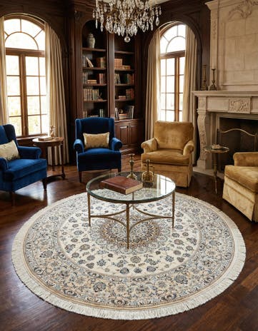 6' 6 x 6' 7 Nain Round Rug