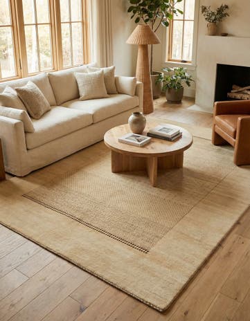 5' 8 x 7' 10 Hand Knotted Gabbeh Wool Rug