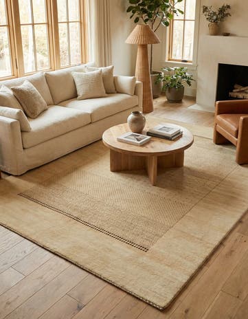 5' 8 x 7' 10 Hand Knotted Gabbeh Wool Rug