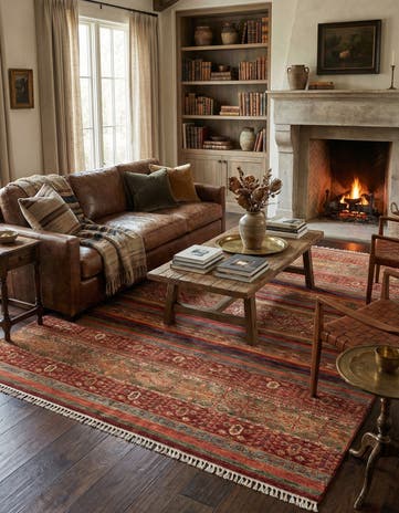 6' x 8' 1 Hand Knotted Ariana Ziegler Rug