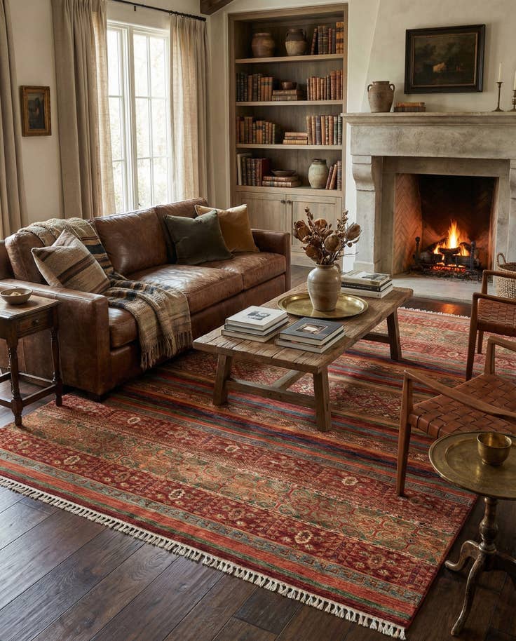 Detail image of 6' x 8' 1 Hand Knotted Ariana Ziegler Rug