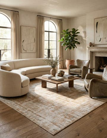 8' 3 x 10' 6 Hand Knotted Ultra Vintage Persian Wool Rug